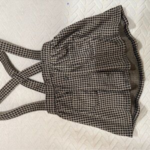 Carter's Black and Tan Houndstooth Jumper